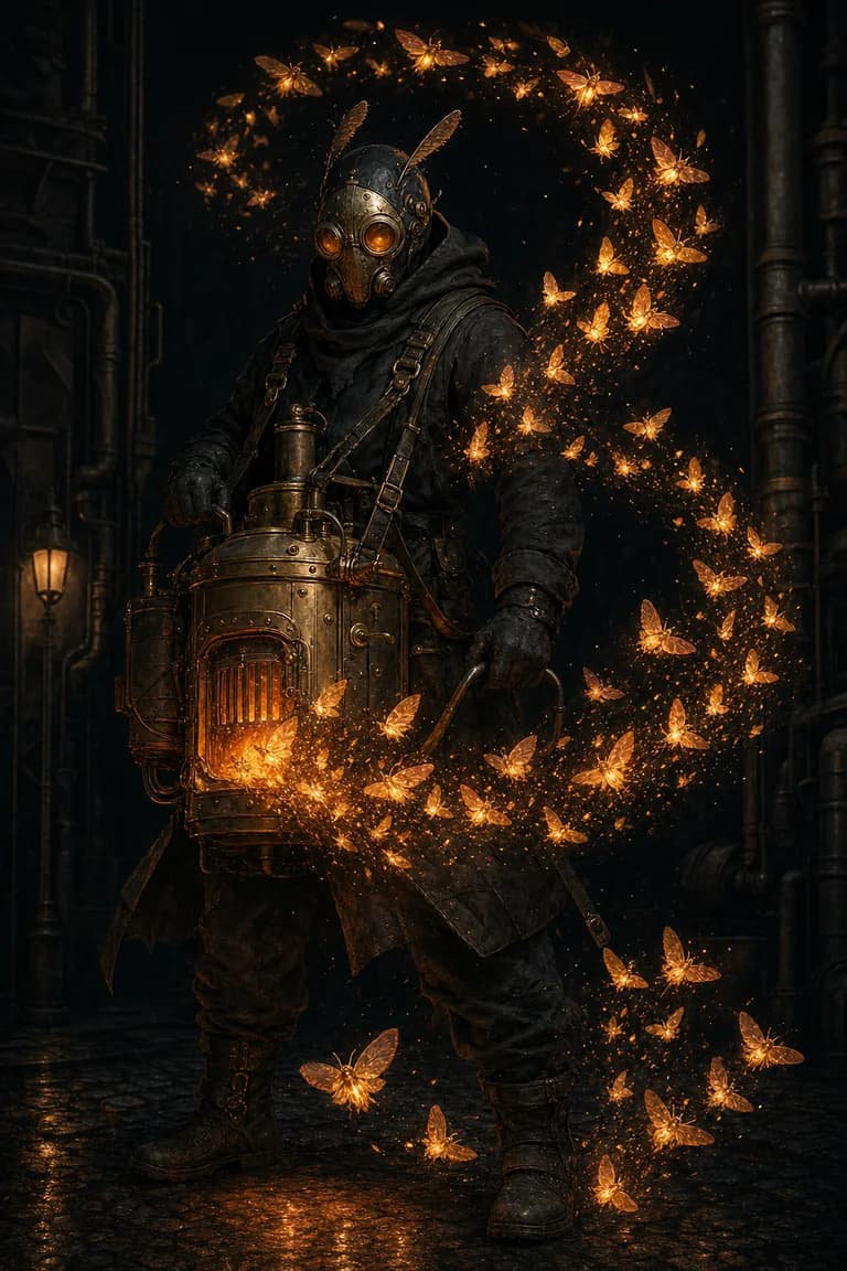 Cinder Swarm card artwork