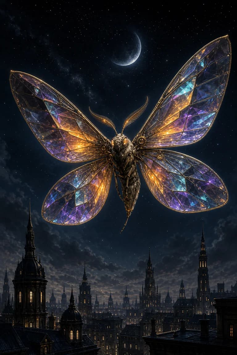Aurora Moth card artwork