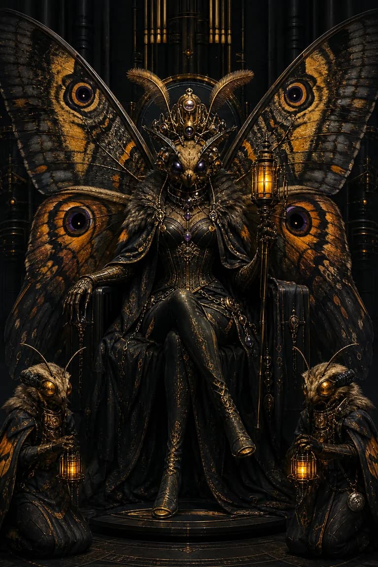 Moth Queen card