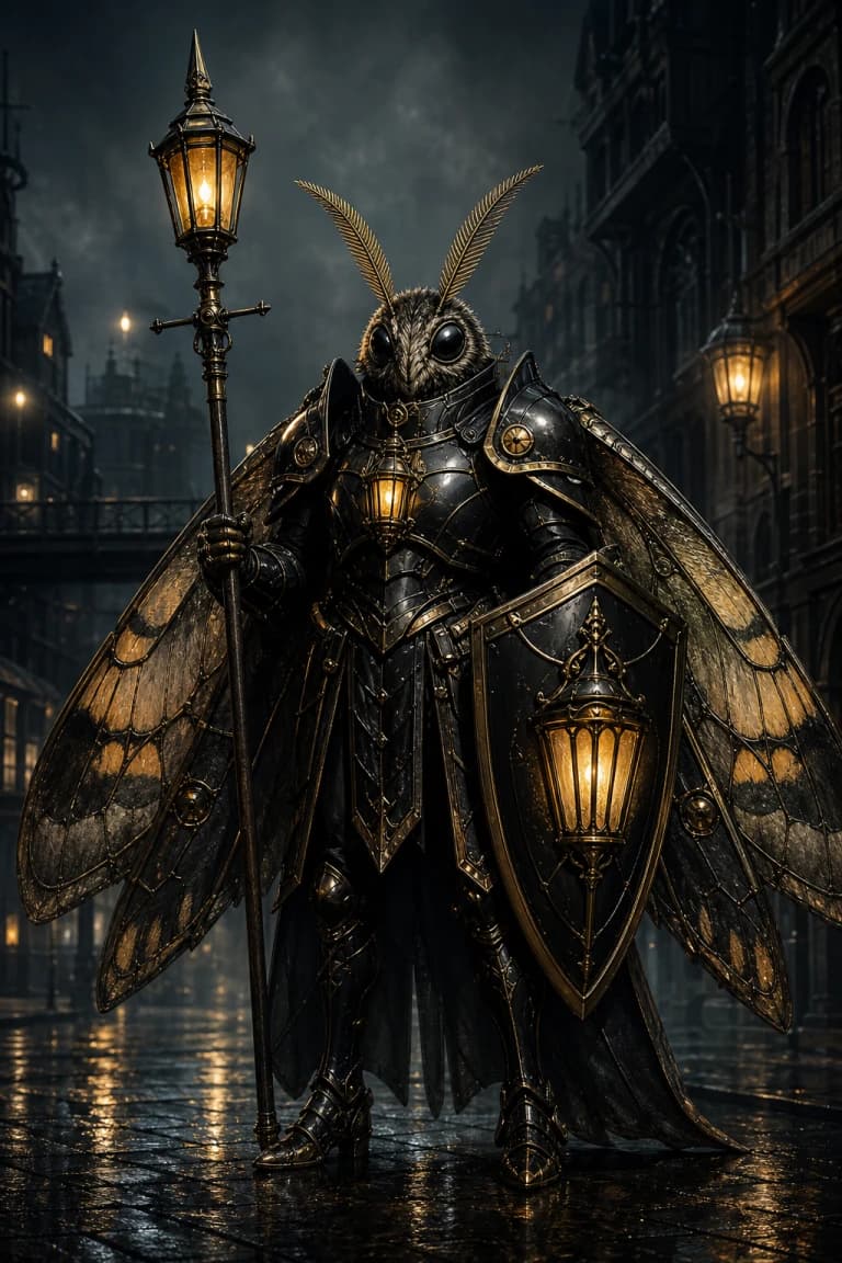 Streetlamp Paladin card artwork