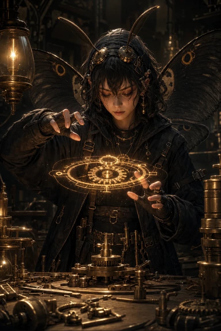 Gear-Sigil Witch card artwork
