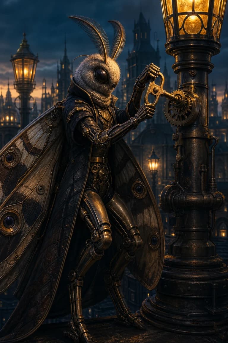 Clockwork Lamplighter card artwork