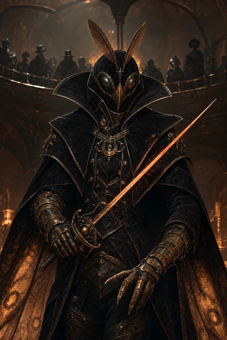 Burnt Velvet Duelist card artwork