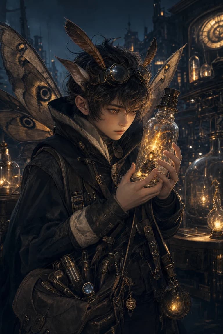 Bottle-Light Student card artwork