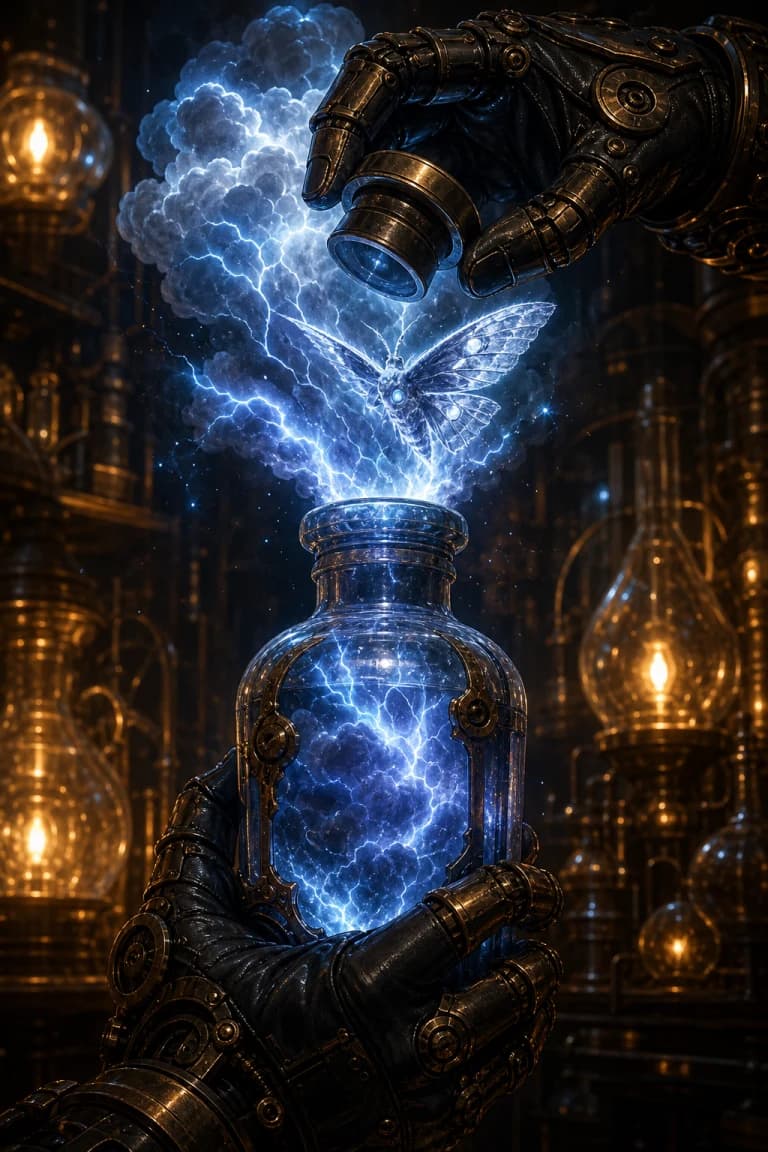 Bottled Thunder card artwork