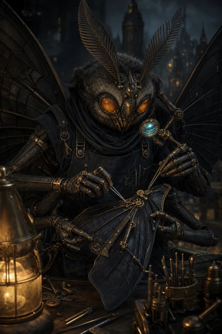 Night-Silk Mechanist card artwork