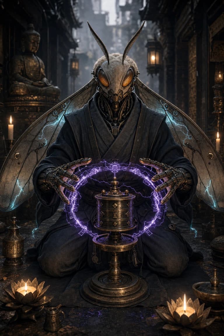 Gloom Circuit Monk card artwork