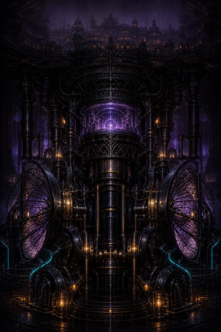 Engine of Night card artwork