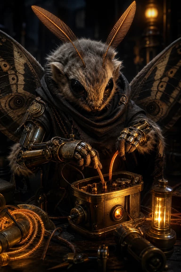 Lampcord Tinkerer card artwork